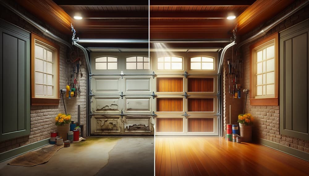 Garage door work in San Diego