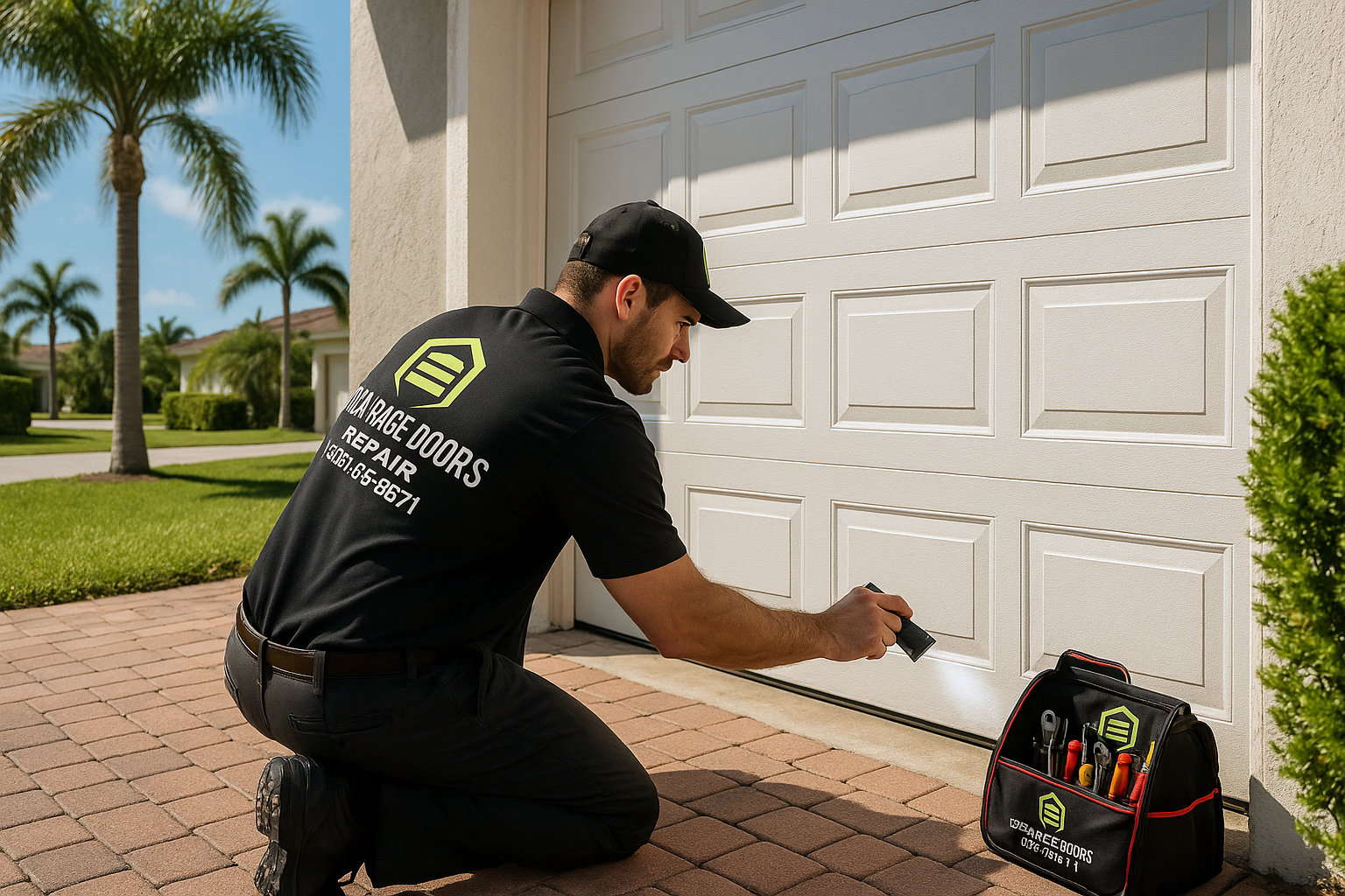 Garage door work in San Diego